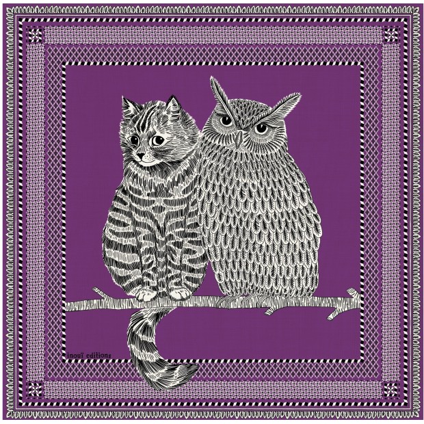 Inoui Editions vilnos skara CHOUETTE PURPLE